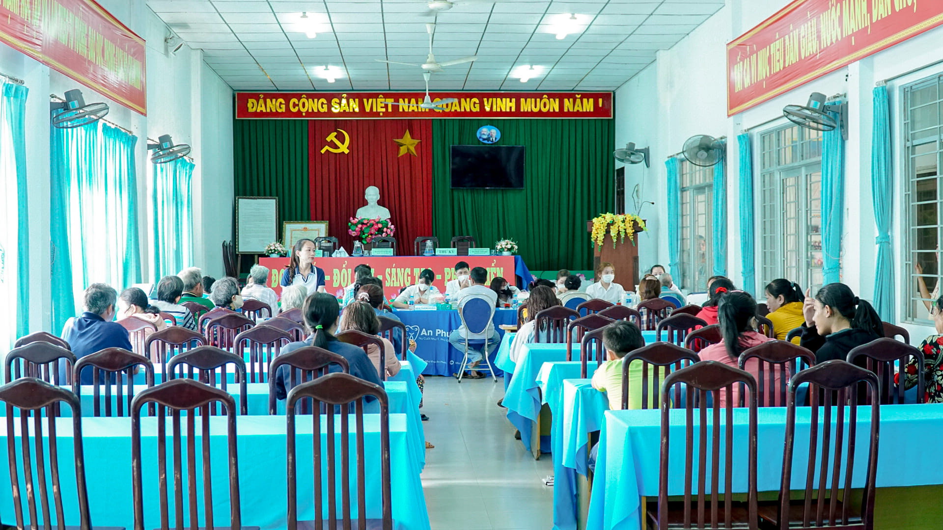 Lan tỏa giá trị nụ cười với người dân Phường Khánh Hậu Hành trình thăm khám của Nha khoa An Phước tại UBND Phường Khánh Hậu