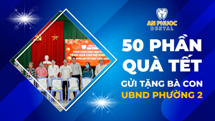 50 phần quà Tết đã được gửi tặng cho những hộ dân khó khăn tại Phường 2