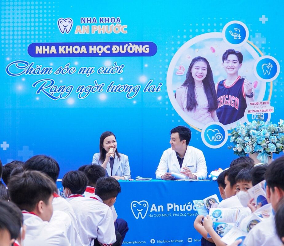 THCS Khánh Hậu - Lần đầu đồng hành cùng hành trình chăm sóc nụ cười Chia sẻ nha khoa học đường - thcs Khánh Hậu - 1
