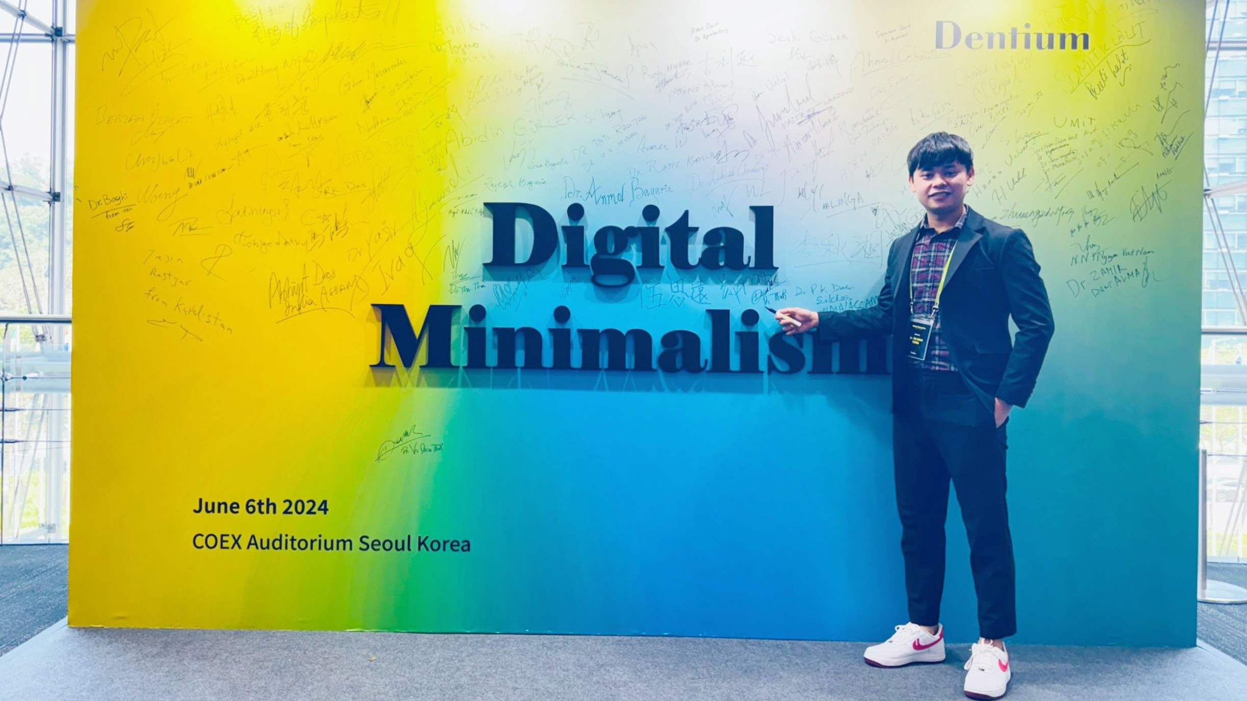 Bác sĩ Võ Đoàn Thịnh tham dự Hội Thảo Digital Minimalism 2024 Bác sĩ Võ Đoàn Thịnh tham dự Hội Thảo Digital Minimalism 2024 tại Seoul, Hàn Quốc