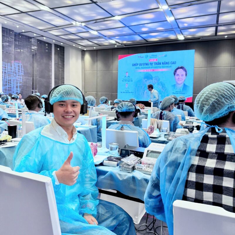 Bác sĩ Thịnh tham gia khoá học chuyên môn Ghép xương tự thân nâng cao_2