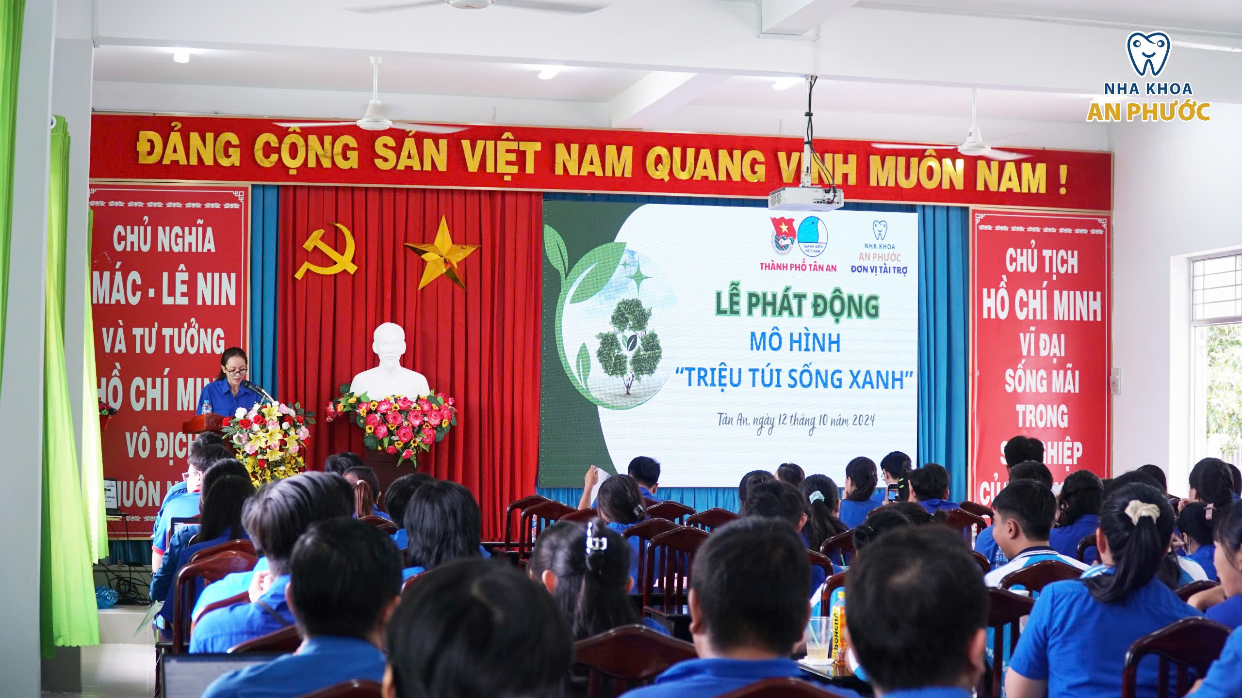 An Phước đồng hành cùng Lễ phát động mô hình "Triệu túi sống xanh" Lễ phát động mô hình “Triệu túi sống xanh” tổ chức bởi Thành Đoàn thành phố Tân An