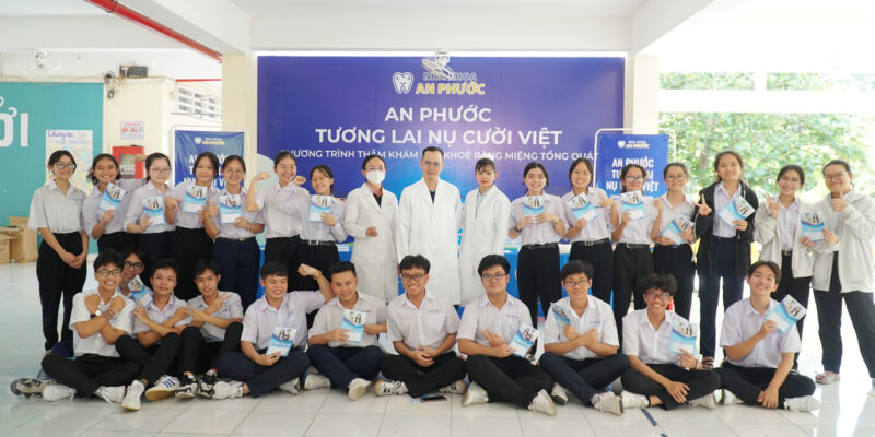 An Phước Đồng Hành Chăm Sóc Răng Miệng Học Sinh Chuyên Trần Văn Giàu