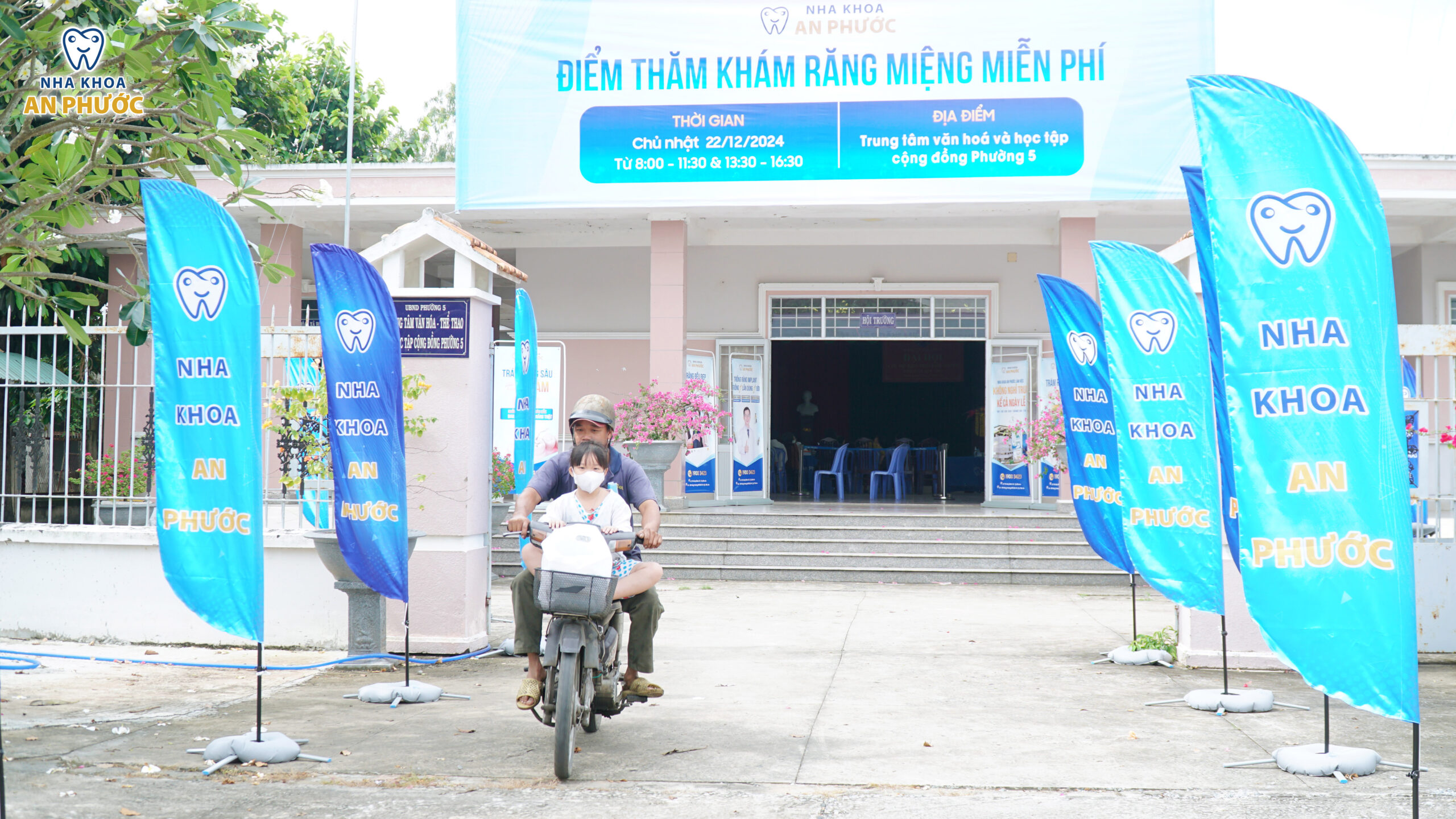 Người dân Phường 5 khám sức khoẻ răng miệng, sẵn sàng đón Tết 2025 Nha khoa An Phước tổ chức thăm khám sức khoẻ răng miệng lần 2 tại UBND Phường 5