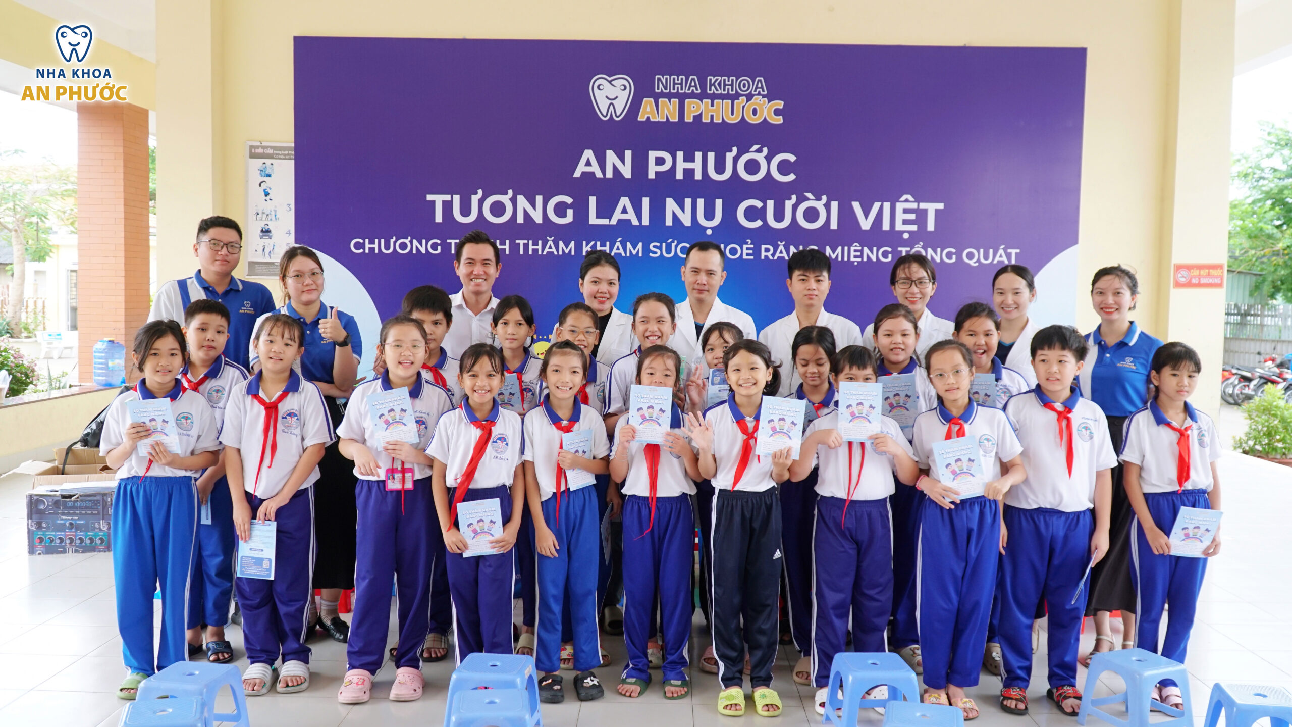 Đồng hành chăm sóc răng miệng cùng những mầm non Trường Tiểu học Võ Thị Sáu Thăm khám Nha khoa học đường Trường Tiểu học Võ Thị Sáu