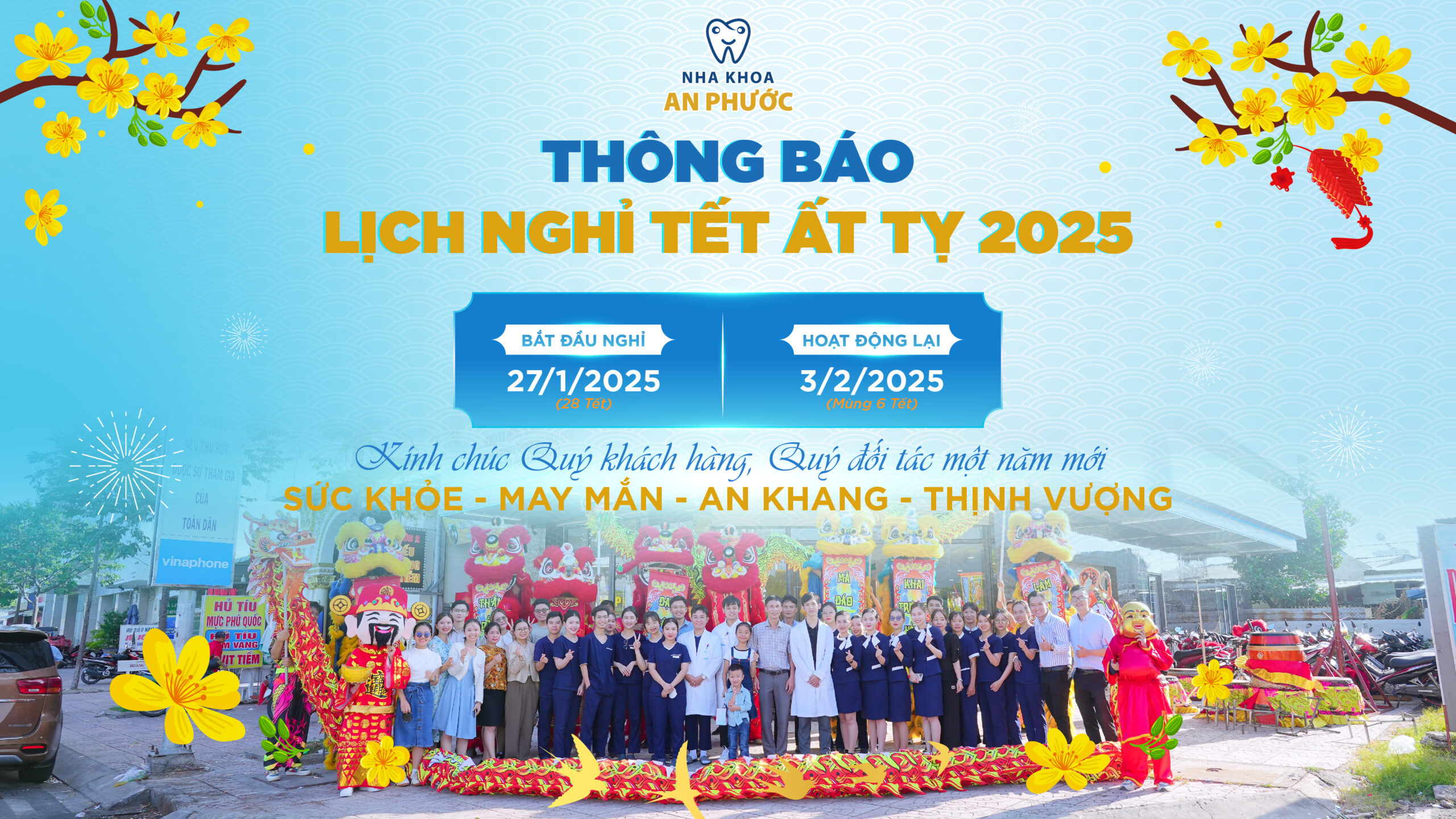 Lịch nghỉ Tết nguyên đán Ất Tỵ 2025