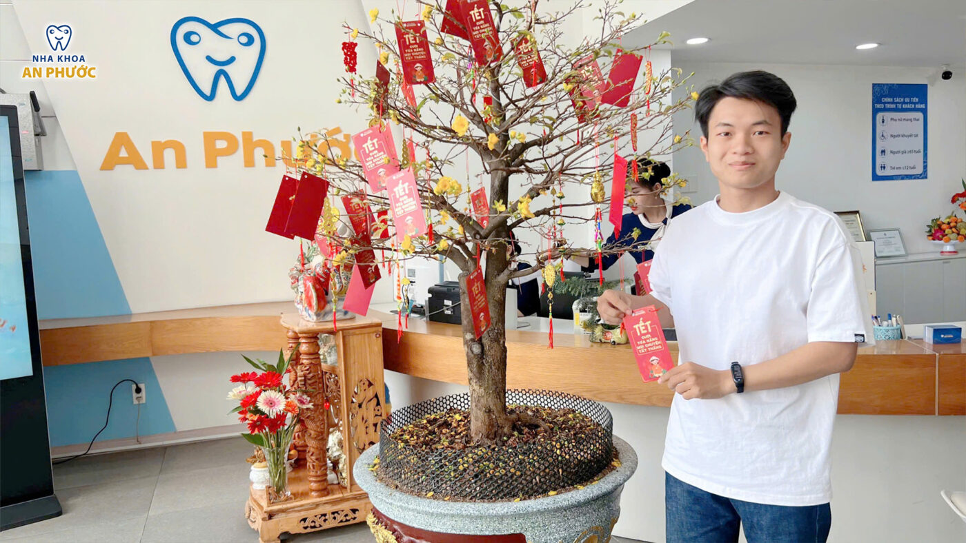Rộn ràng không khí khai trương đầu năm 2025 tại Nha khoa An Phước Khach hang check in hai loc tai An Phuoc 6 Tháng 10 23, 2025