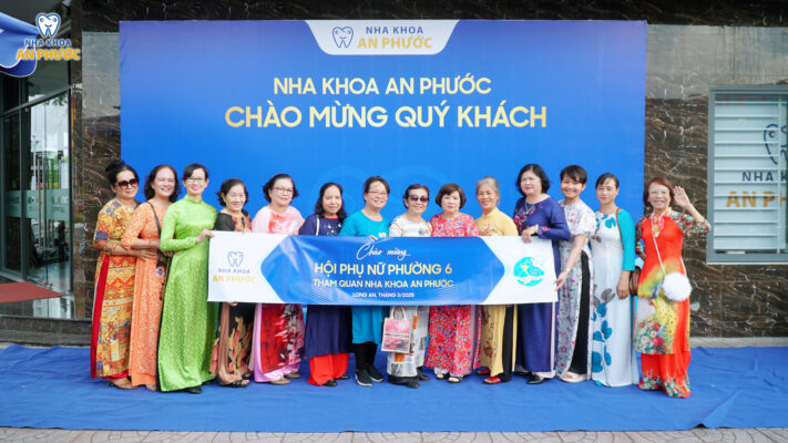 Hội Phụ Nữ Phường 6 tham quan Nha Khoa An Phước