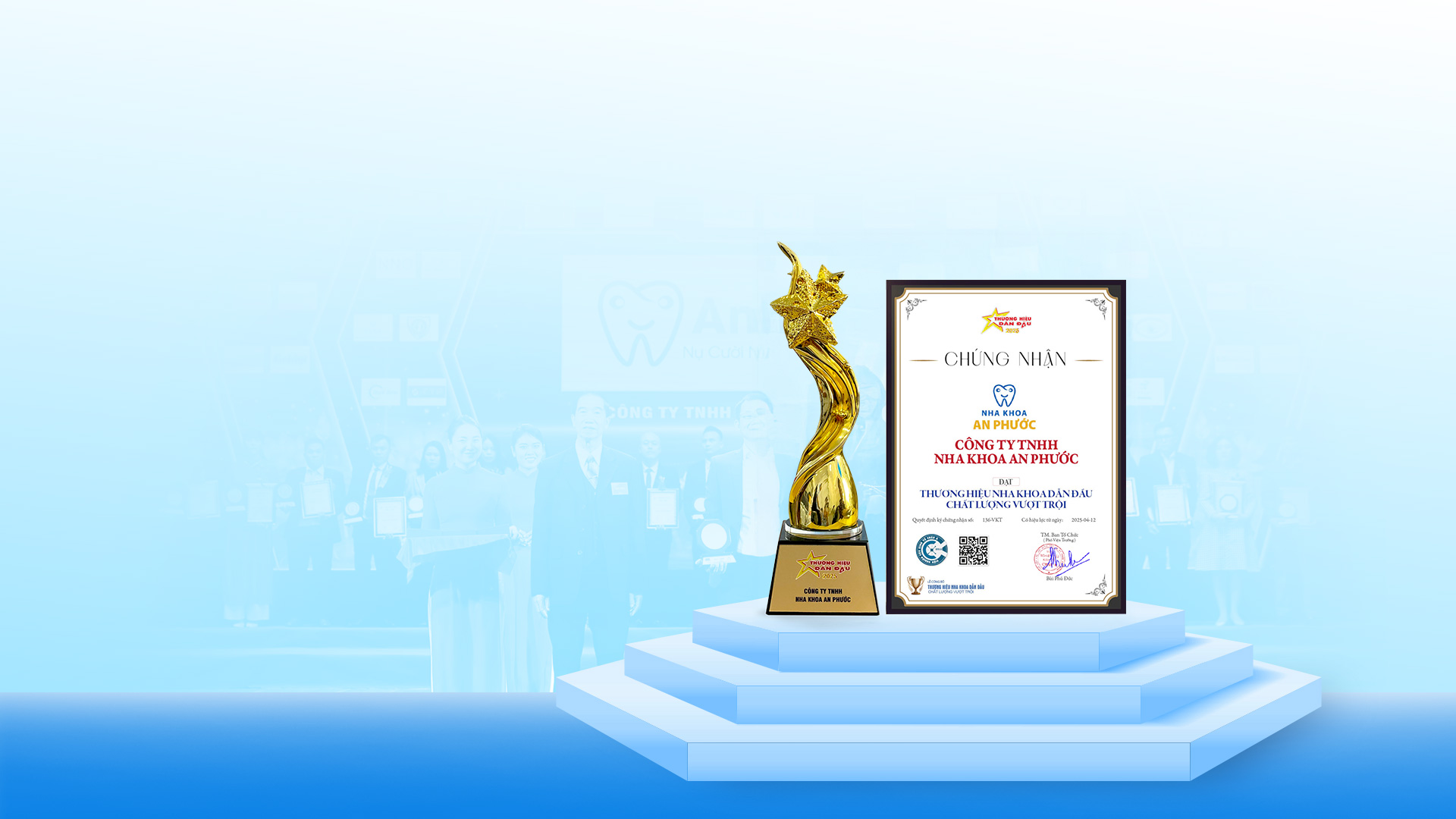 Chung nhan Thuong hieu nha khoa dan dau chat luong vuot troi Tháng mười một 5, 2025