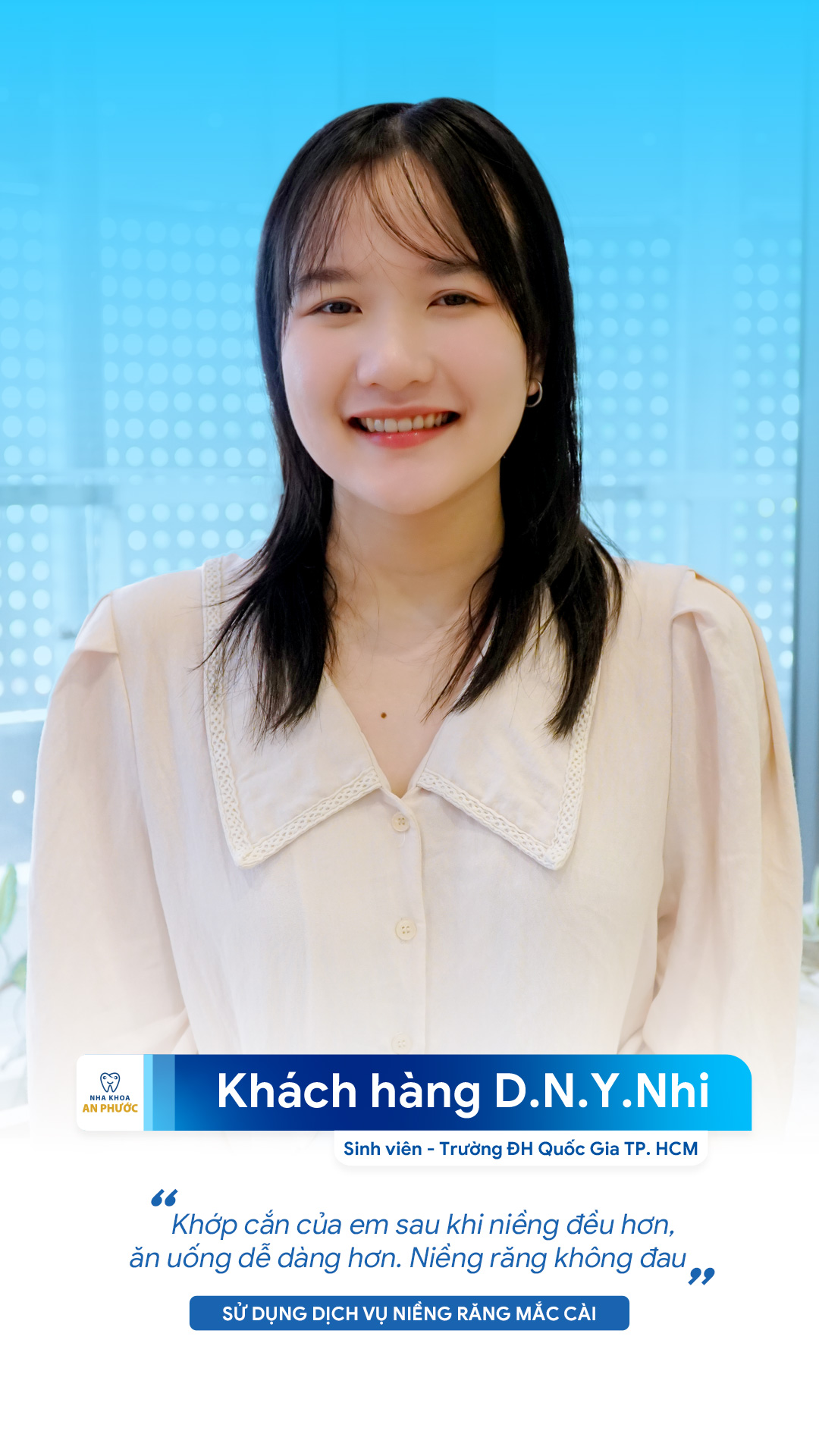 Trải nghiệm khách hàng KH Nieng rang Yen Nhi Tháng 10 23, 2025